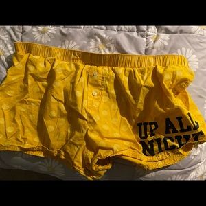 Pink sleep shorts, Iowa Hawkeyes